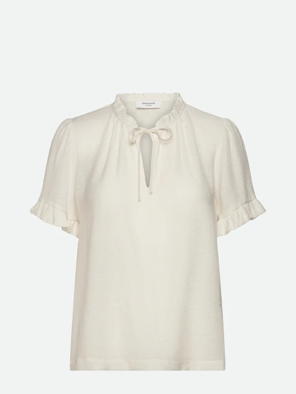 RWRoa SS Regular Blouse, Cloud Dancer