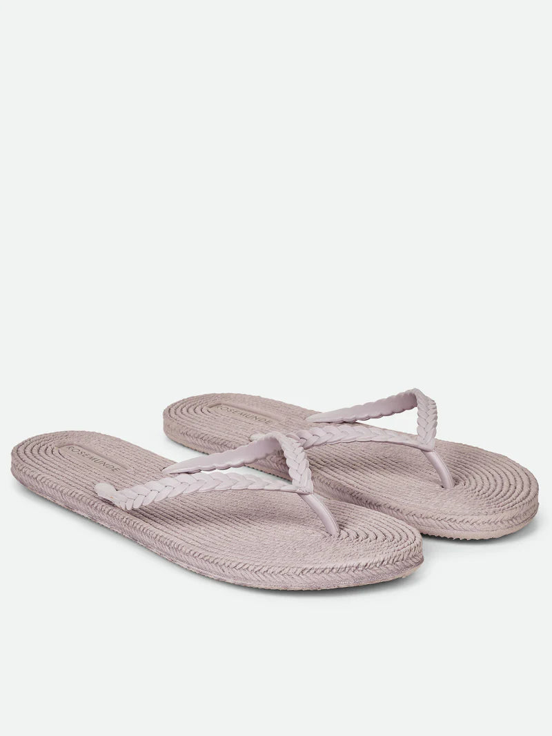 Slippers w/ Braids, Vintage Powder