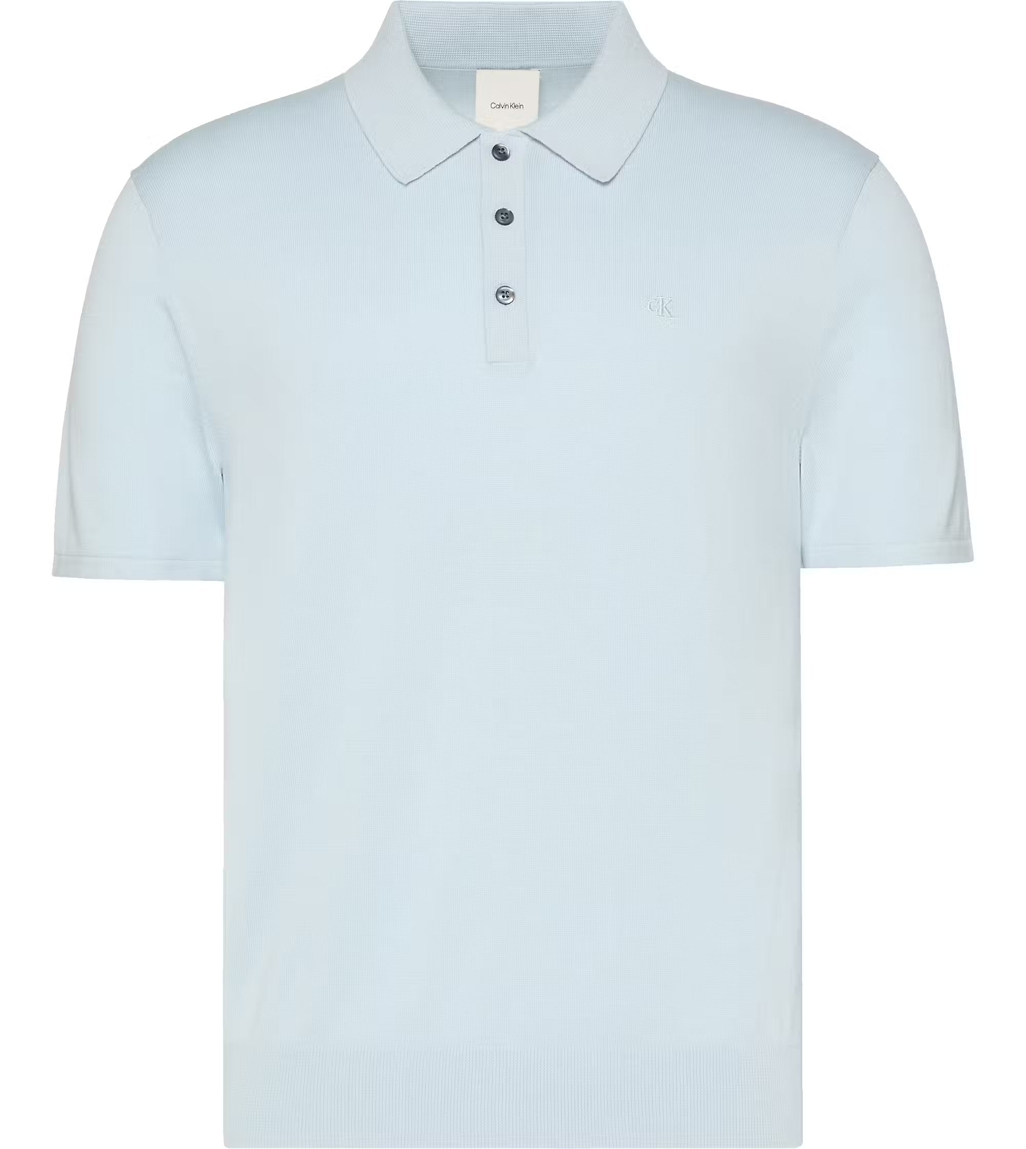 SS Supima Cotton Polo 14GG, Winter Sky