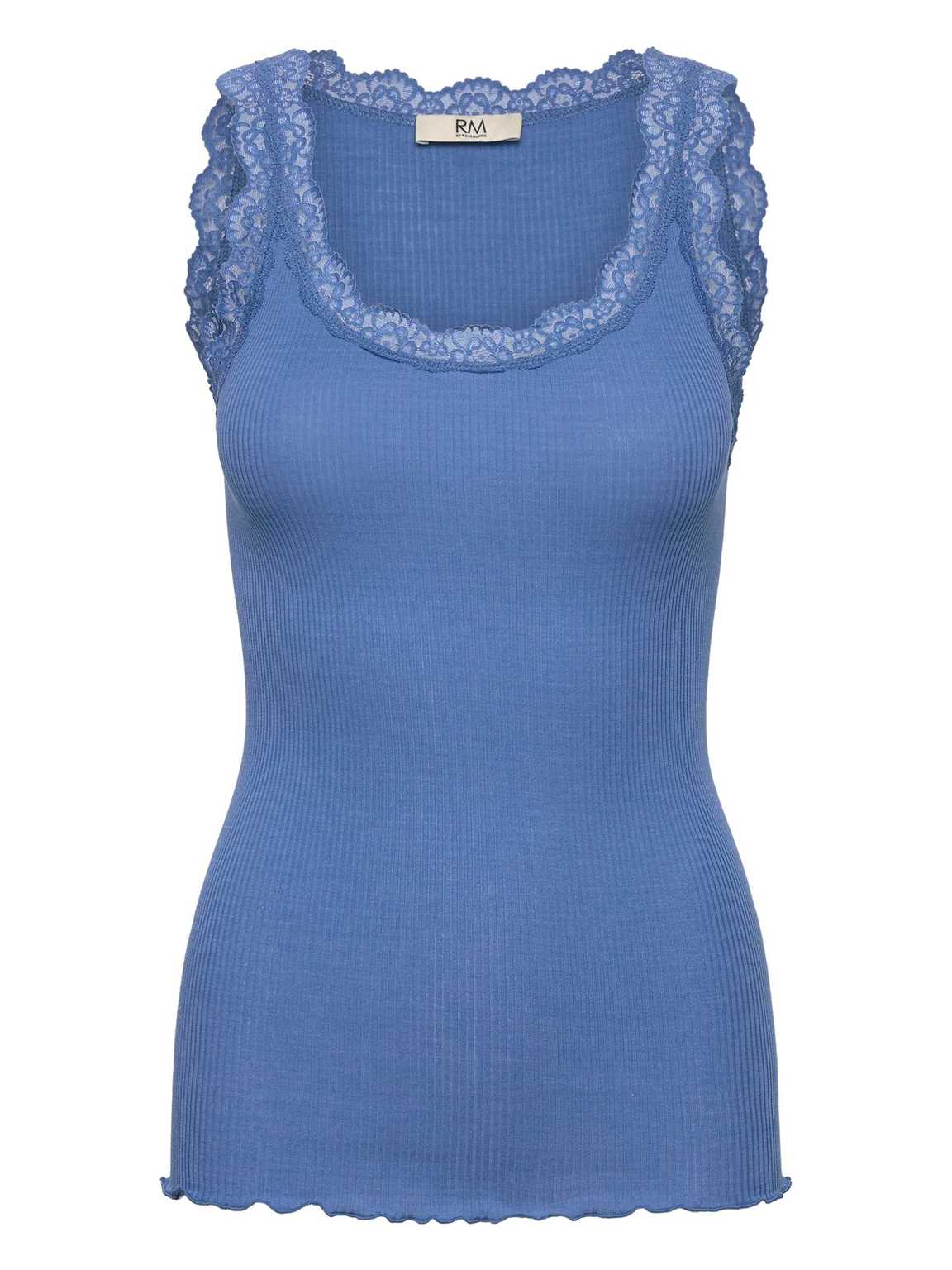 RMWBalta Modal SL U-Neck Top, Saphire Blue