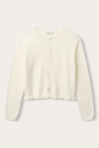LAILA CARDIGAN, OFF WHITE