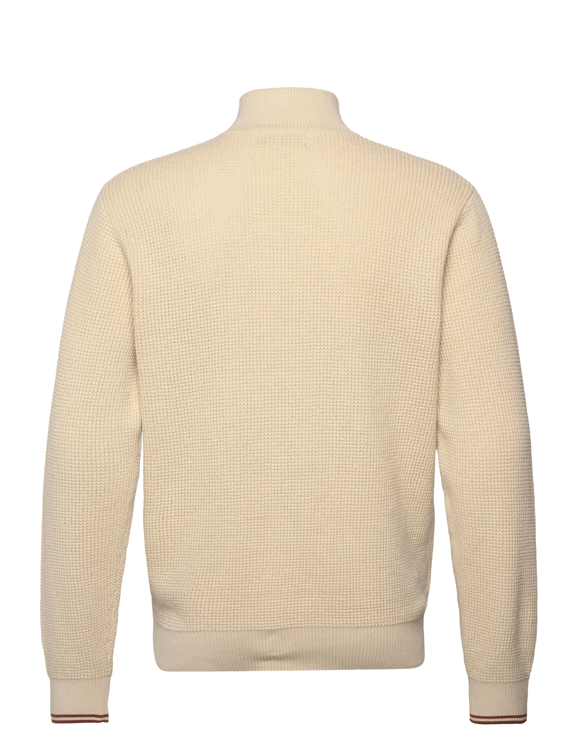 Waffle Stitch Half Zip JMPR, Oatmeal