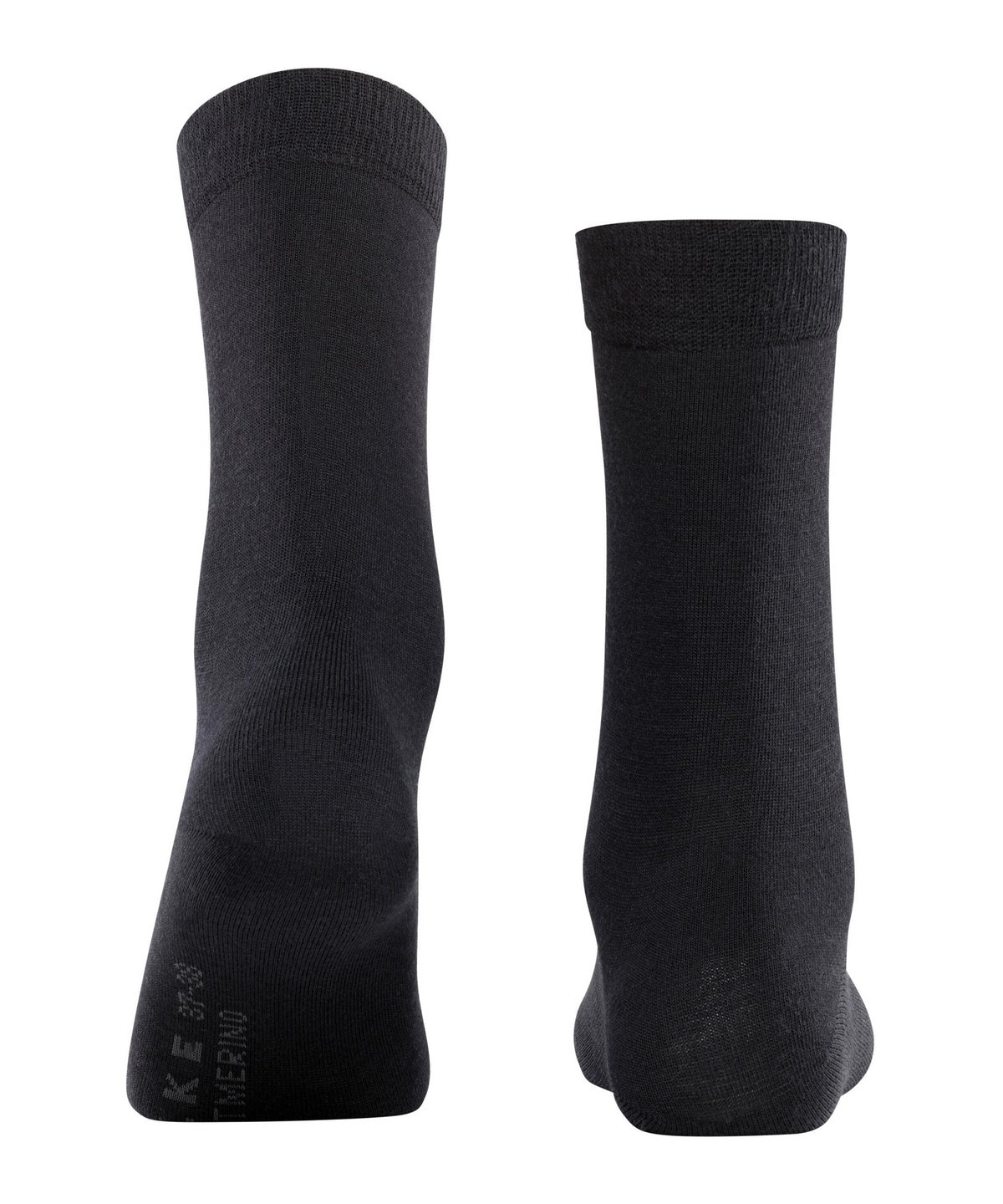 Soft merino Women Socks, Black