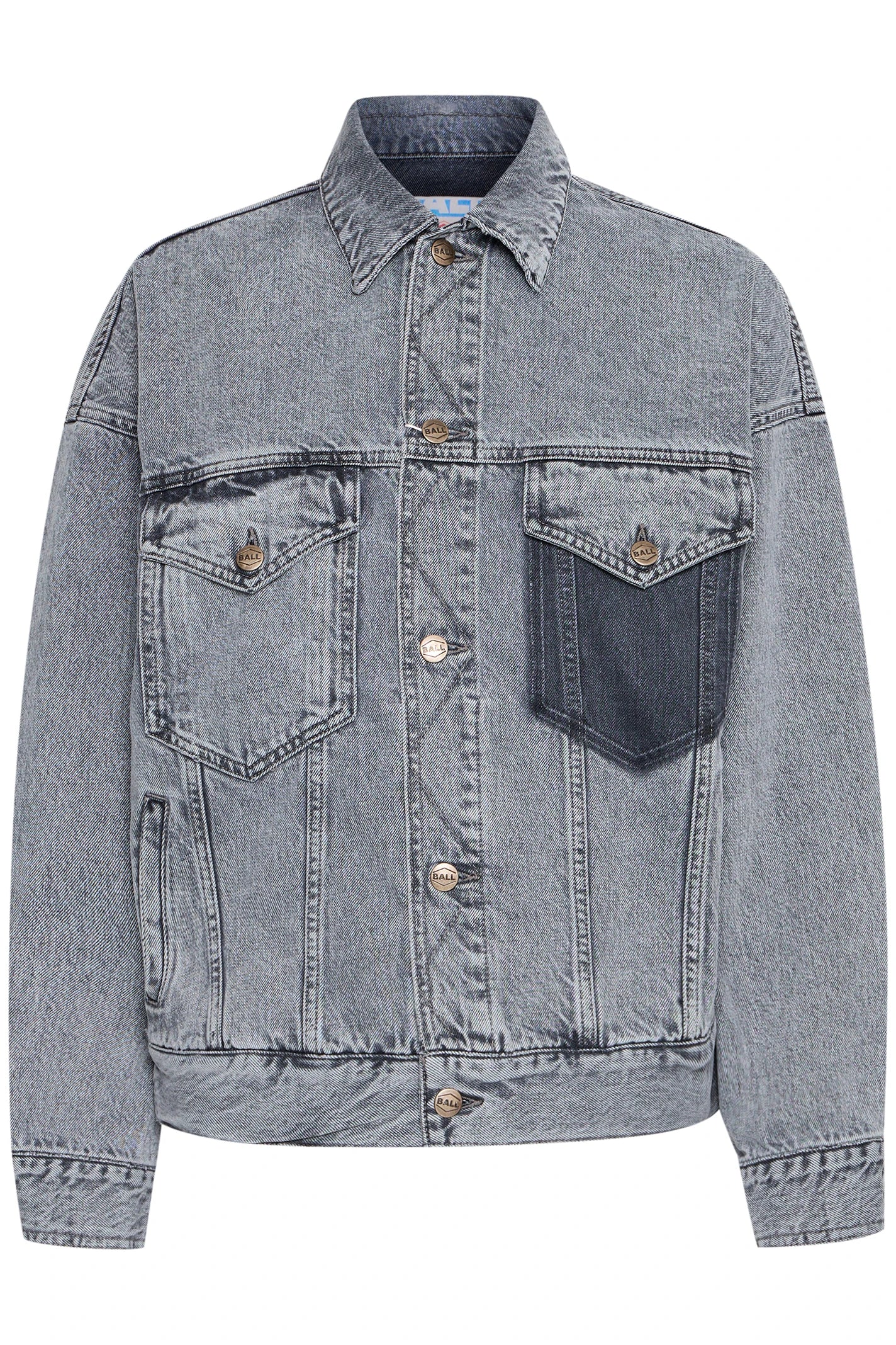 Bacammie Denim Jacket, Grey Denim