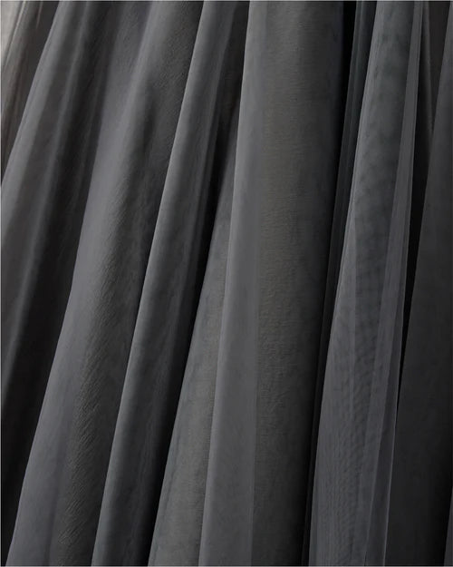 KAYLA MAXI SKIRT, STONE GREY