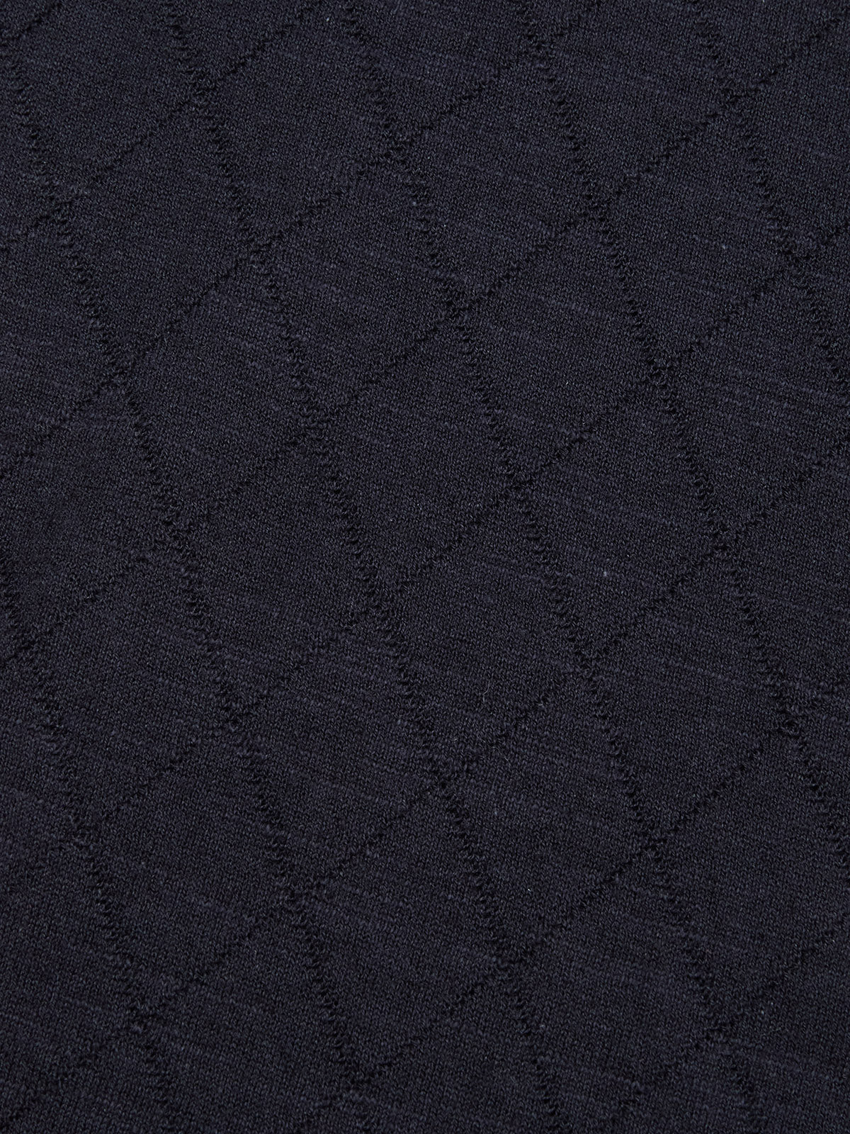 WALLY DIAMOND POLO, DARK NAVY