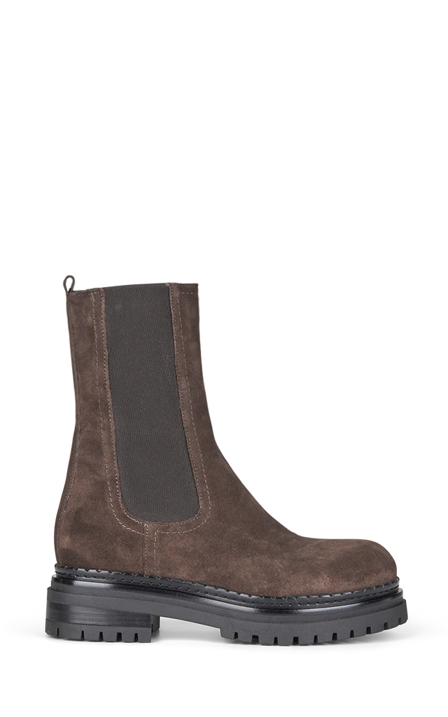 Velvet Boot, Brown Suede