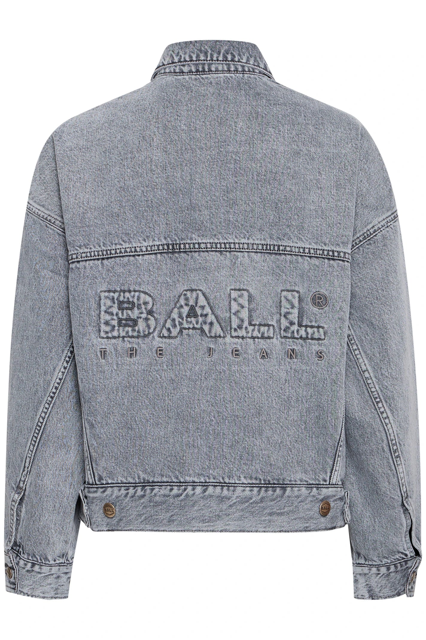 Bacammie Denim Jacket, Grey Denim