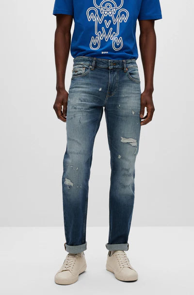 DELAWARE BC-L-C JEANS, NAVY