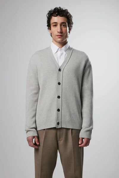 BJORN 6333 CARDIGAN, PALE GREY