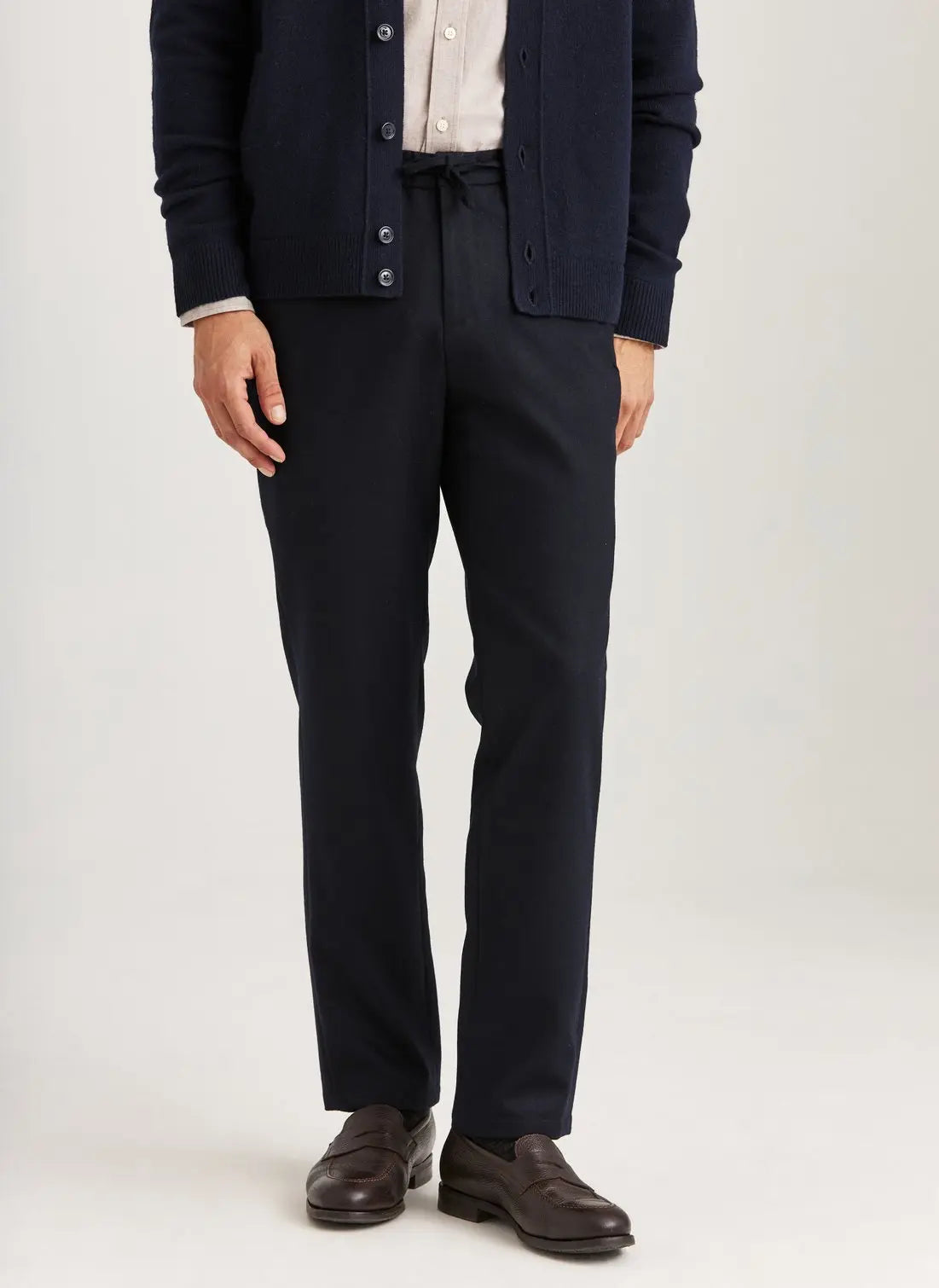 FENIX WOOL TROUSERS, NAVY