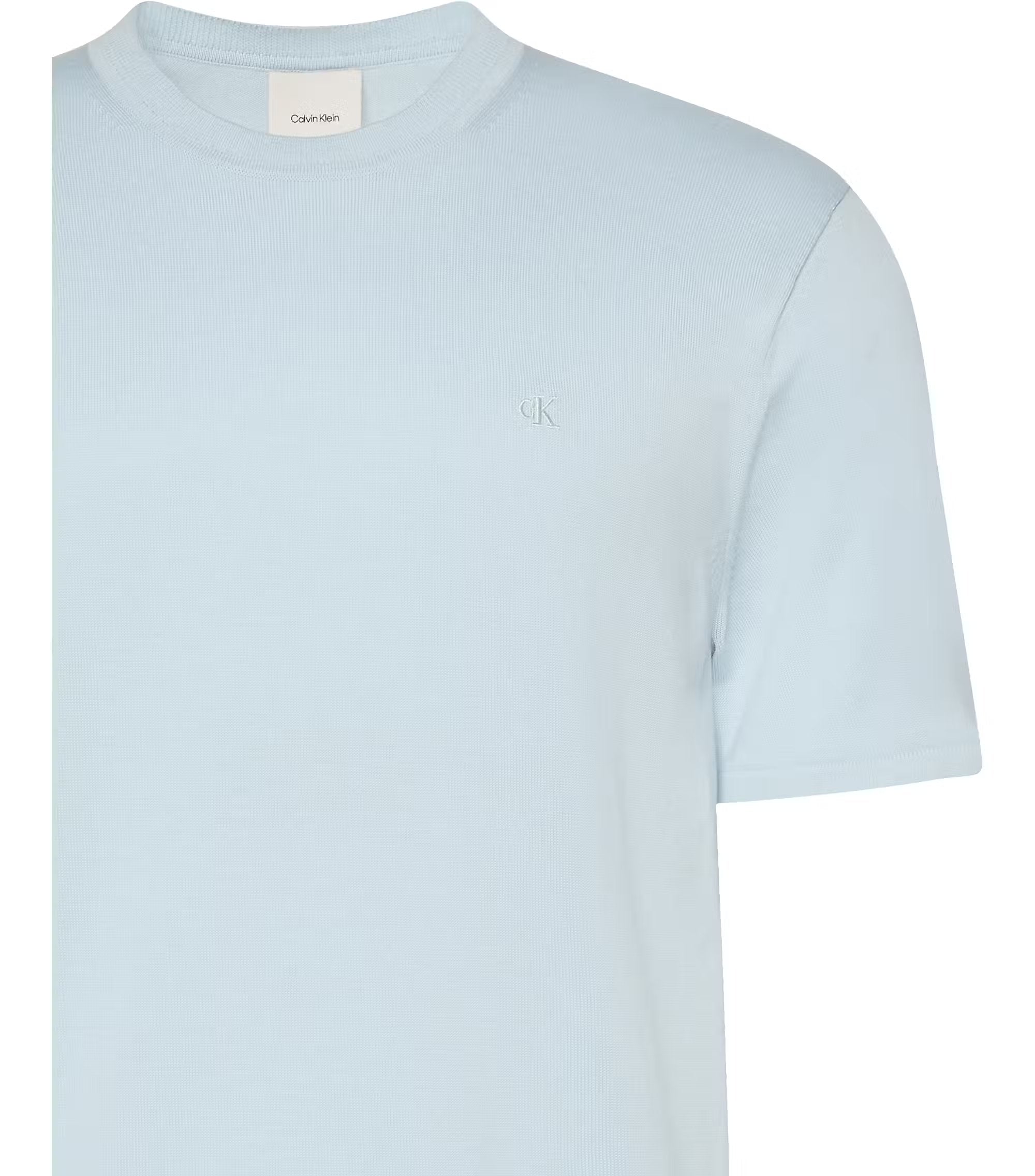 SS Supima Cotton Crew 14GG, Winter Sky