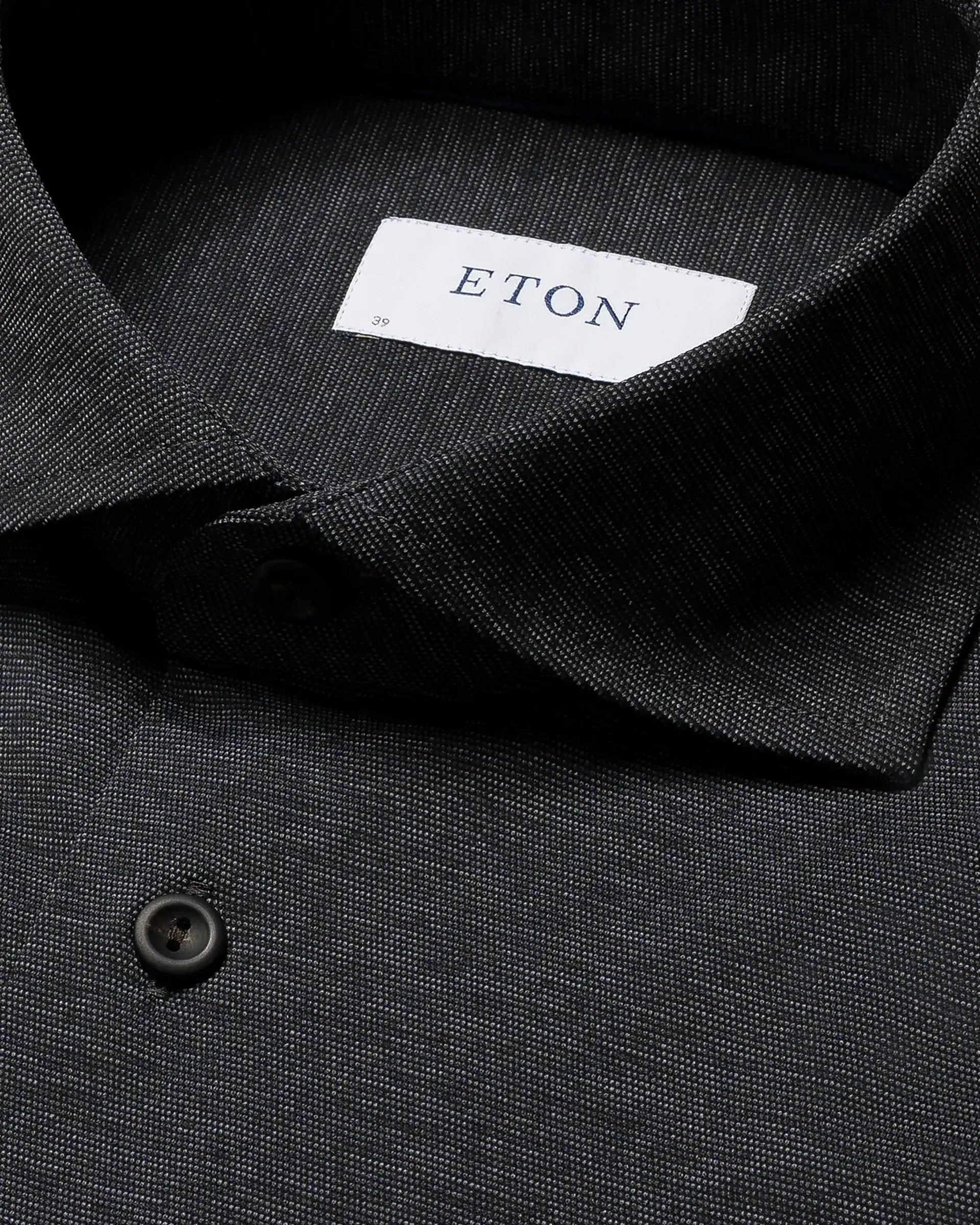 Mélange Four-Way Stretch Shirt, slim (dark blue)