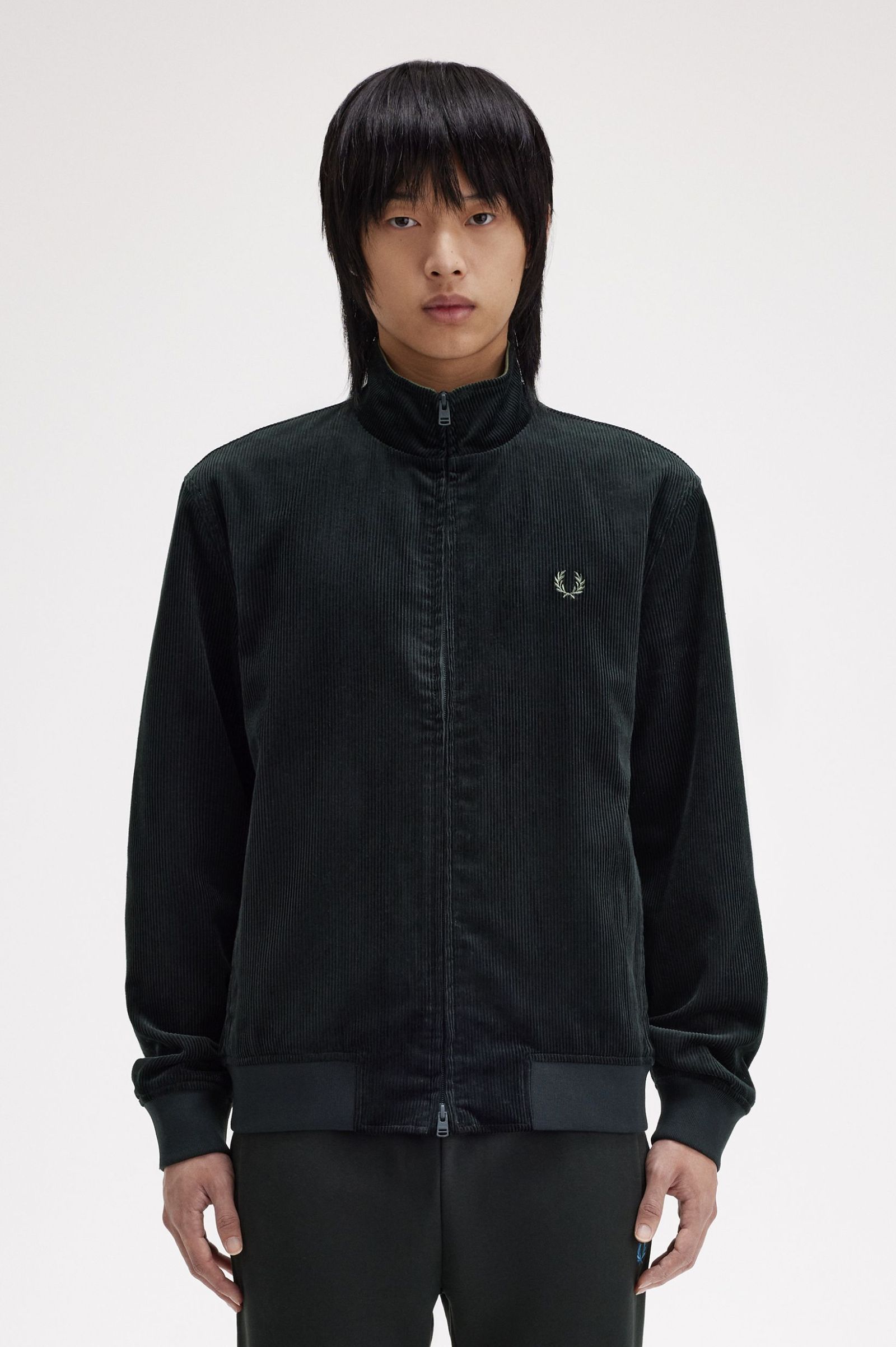 Cord Brentham Jacket, Night Green