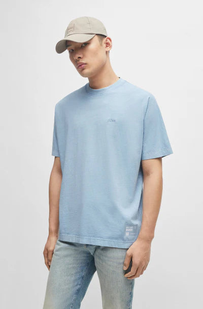 TE REGENERATIVE T-SHIRT, OPEN BLUE