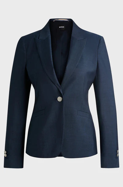 JANURI BLAZER, OPEN BLUE