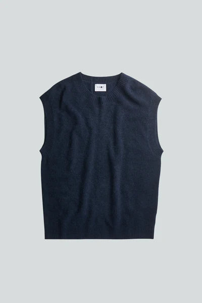 CREW NECK VEST 6501, NAVY