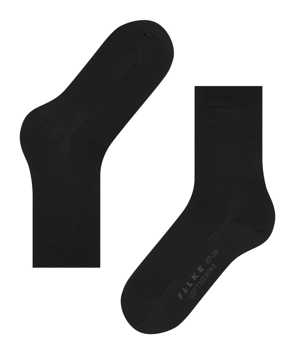 Soft merino Women Socks, Black