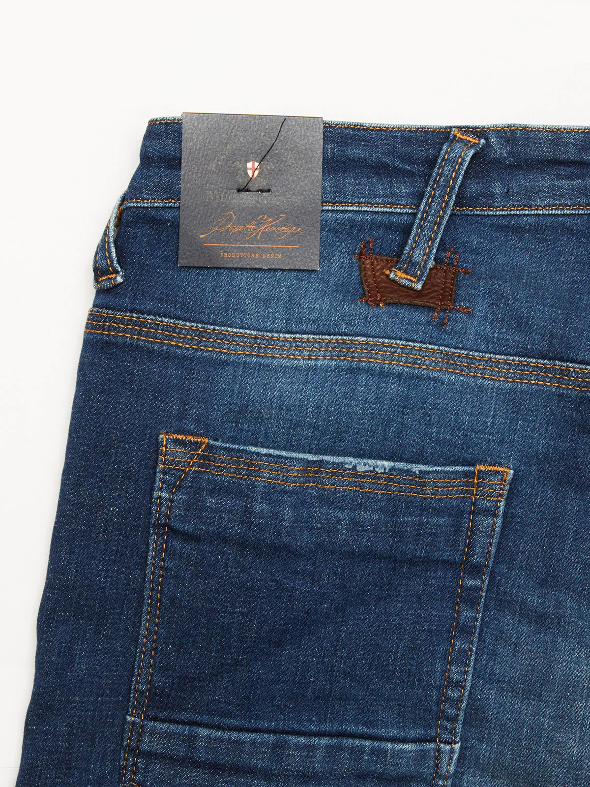Repi Dragon Dark Used Jeans, Denim Blue