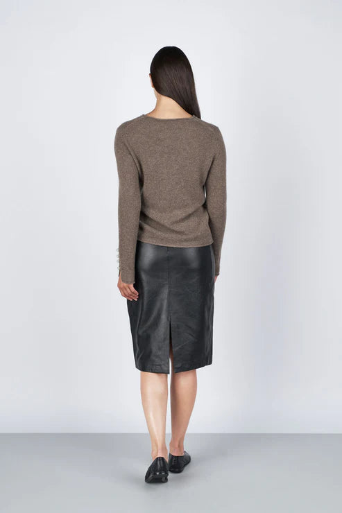 Abbelone Sweater, Brownstone