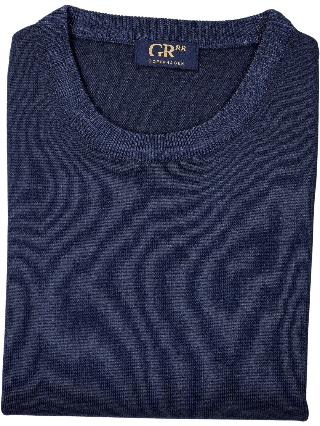GR88 Jumper strik, crew neck, blue