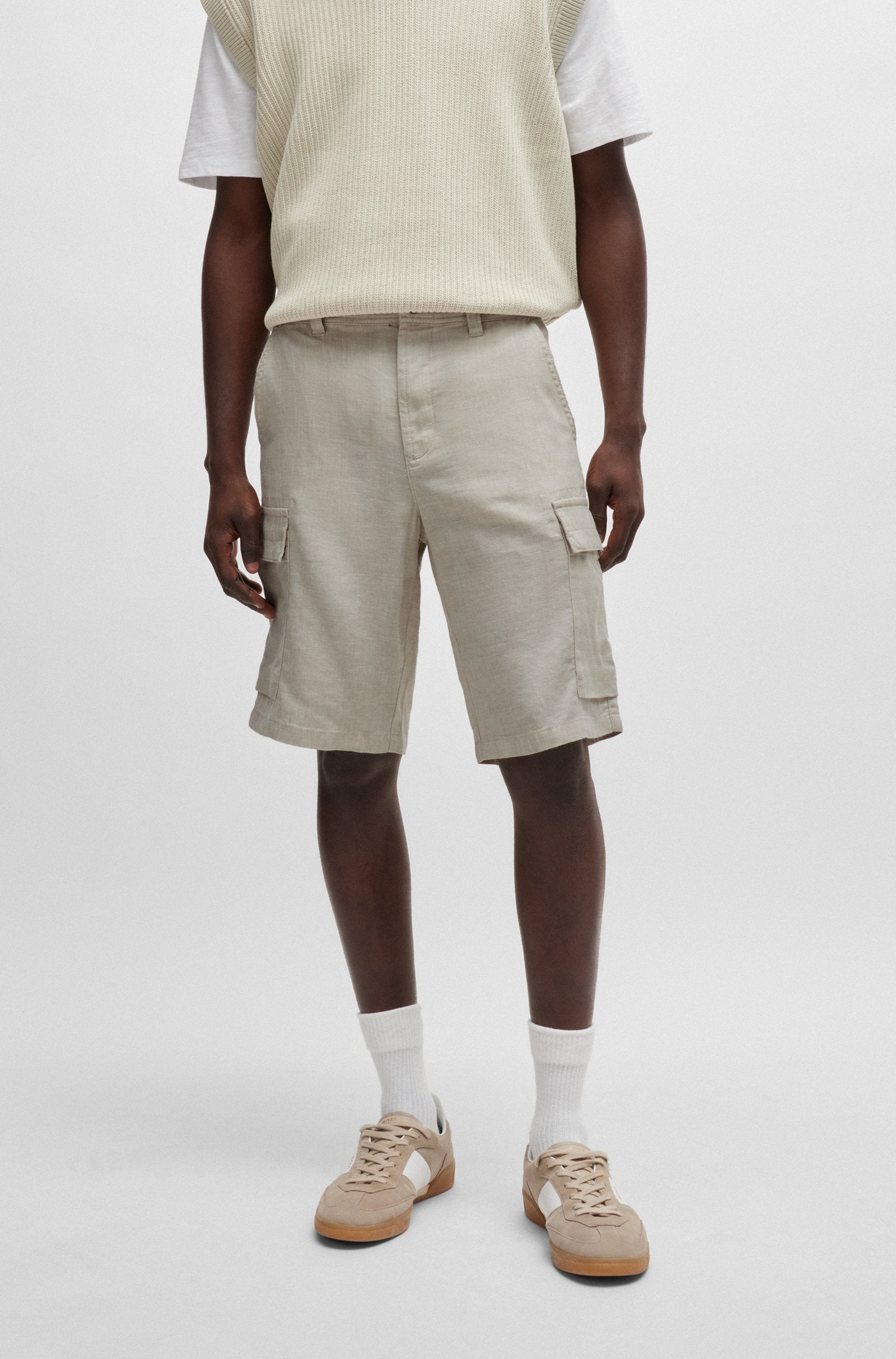 Sisla 6 Cargo Shorts, Light Beige