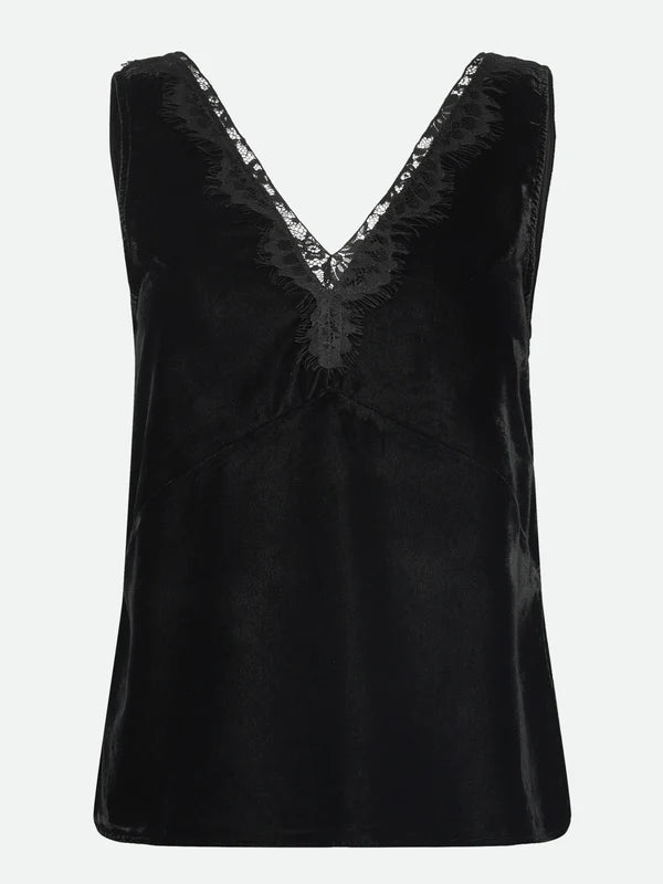 Aomi Lace Top, Black