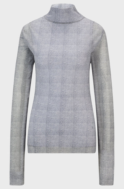 EMATA_MESH_AOP BLOUSE, OPEN MISCELLANOUS