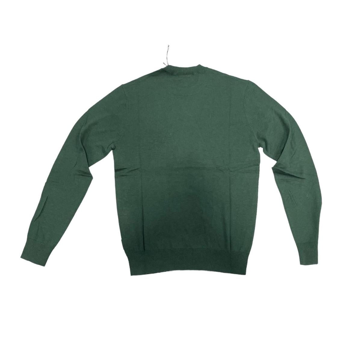 Man knitted pullover, green gables