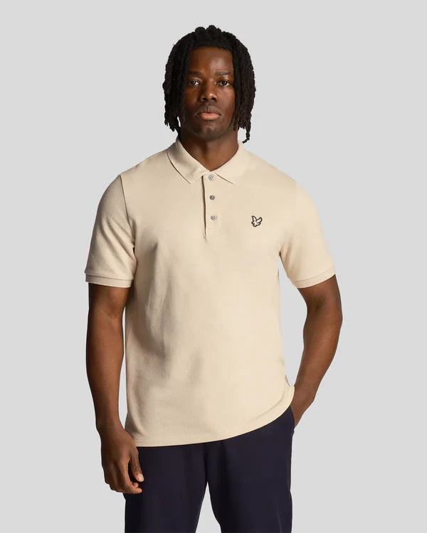 FLATBACK PIQUE POLO SHIRT, DISCOVERY KHAKI
