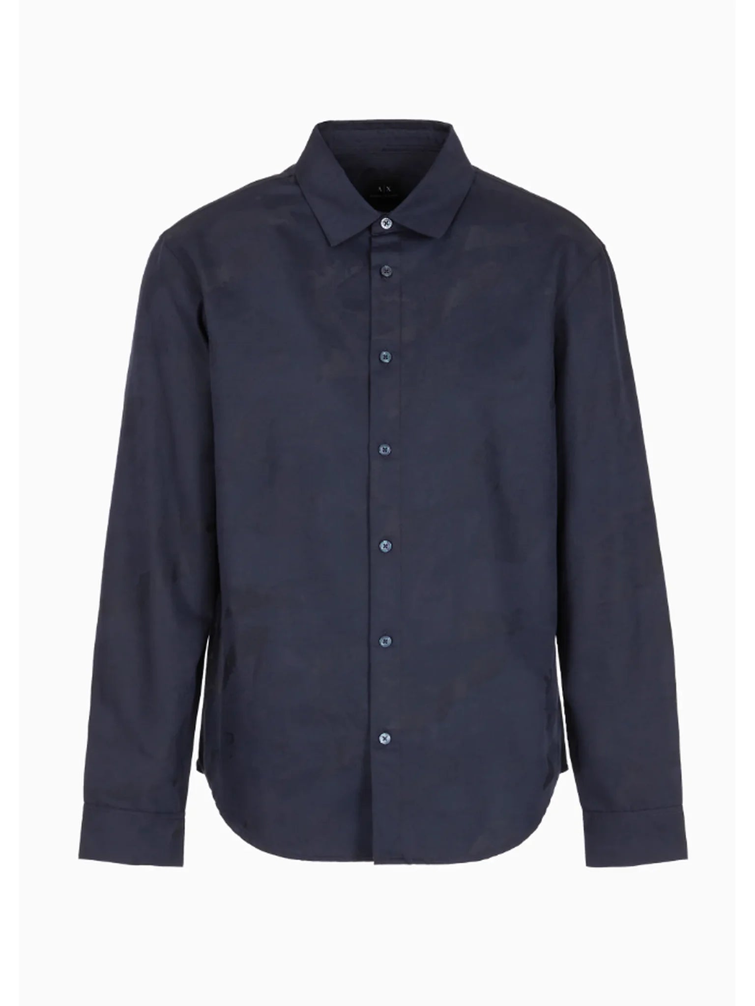Man Woven Shirt, Deep Navy AO Camo