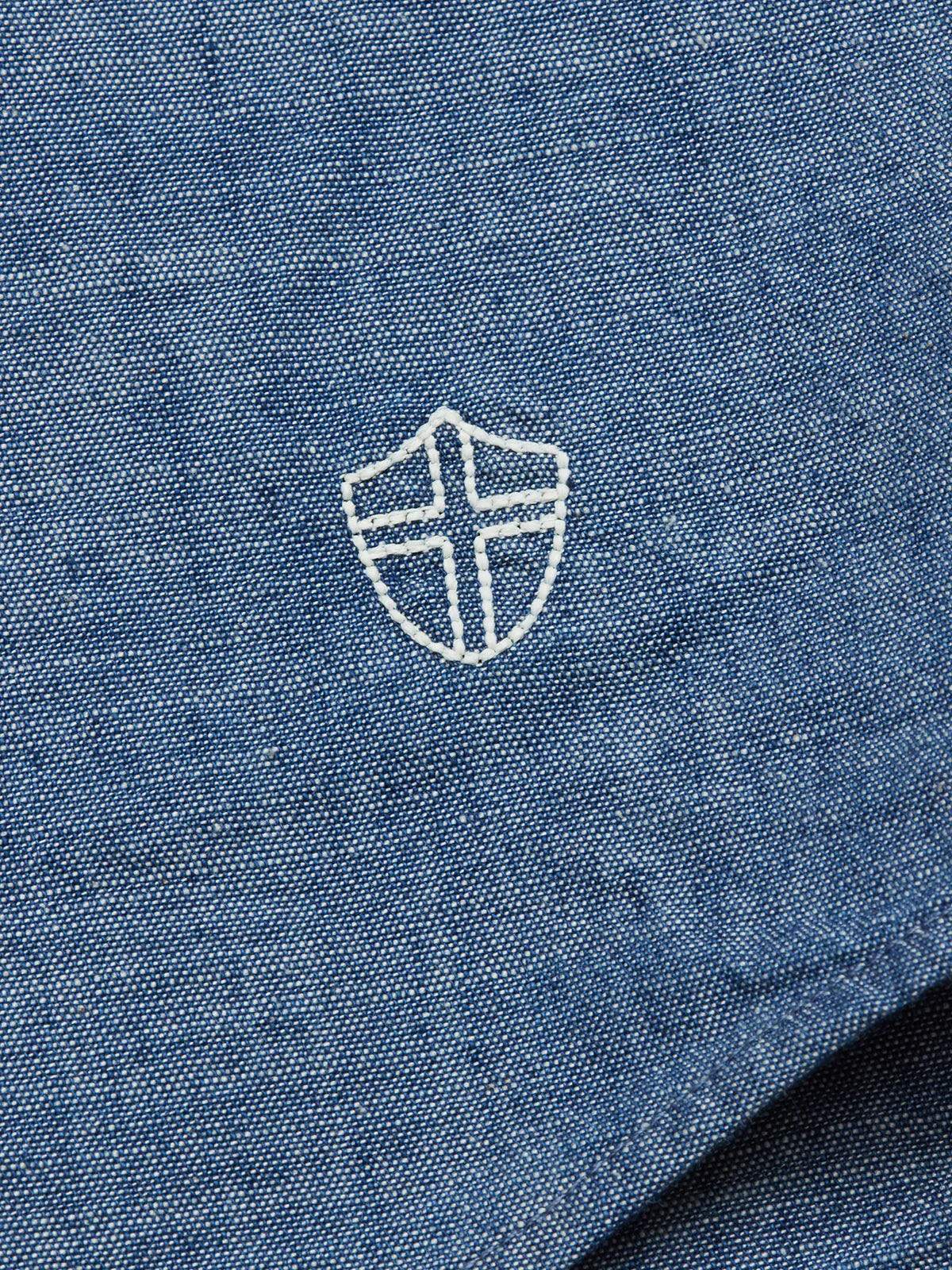 SANDRO CHAMBRAY SHIRT, CHAMBRAY