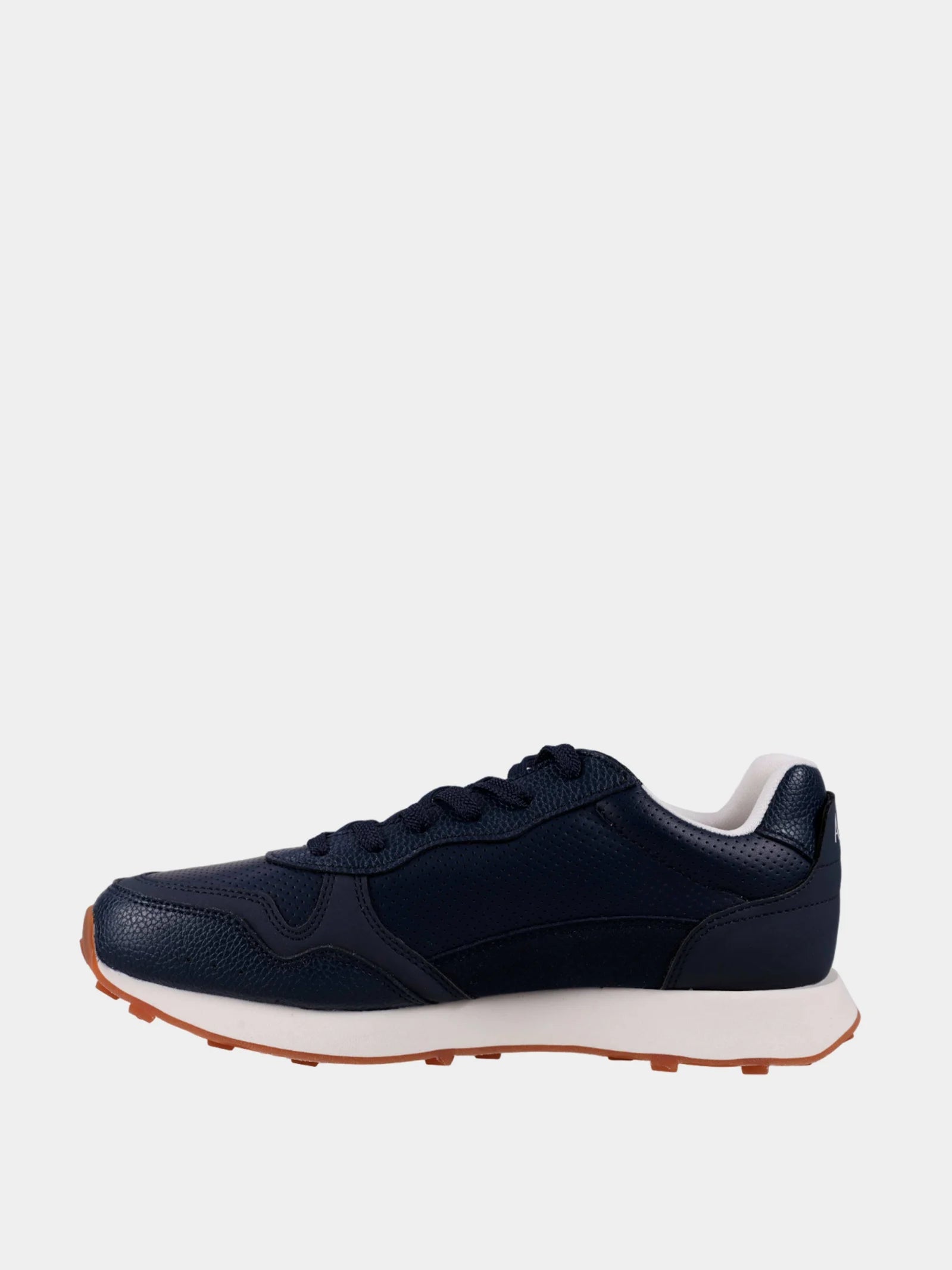 Man Leather Sneaker, Navy