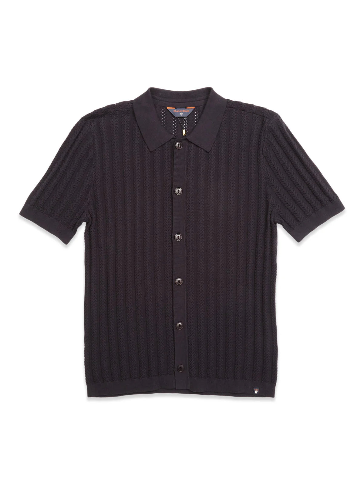 Compra Open Polo Knit, Dark Navy