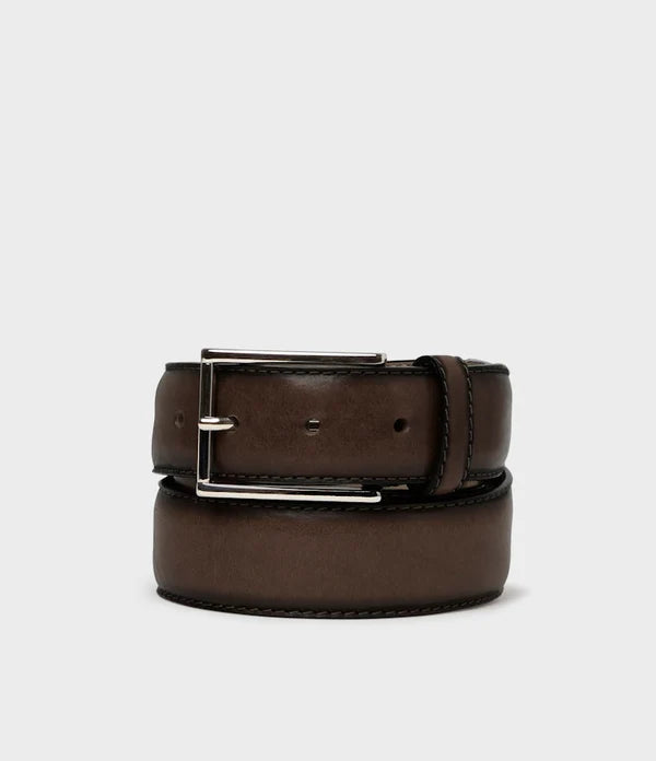 ARTHUR BELT, DARK BROWN