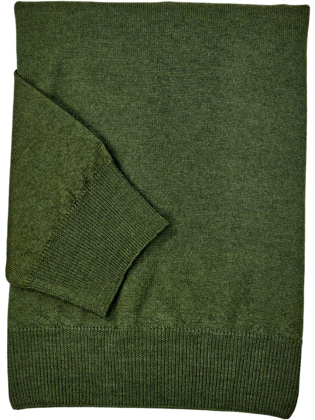GR88 Jumper strik, crew neck, green