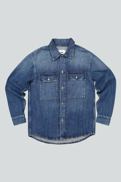 ROGER 1859 OVERSHIRT, BLUE DENIM