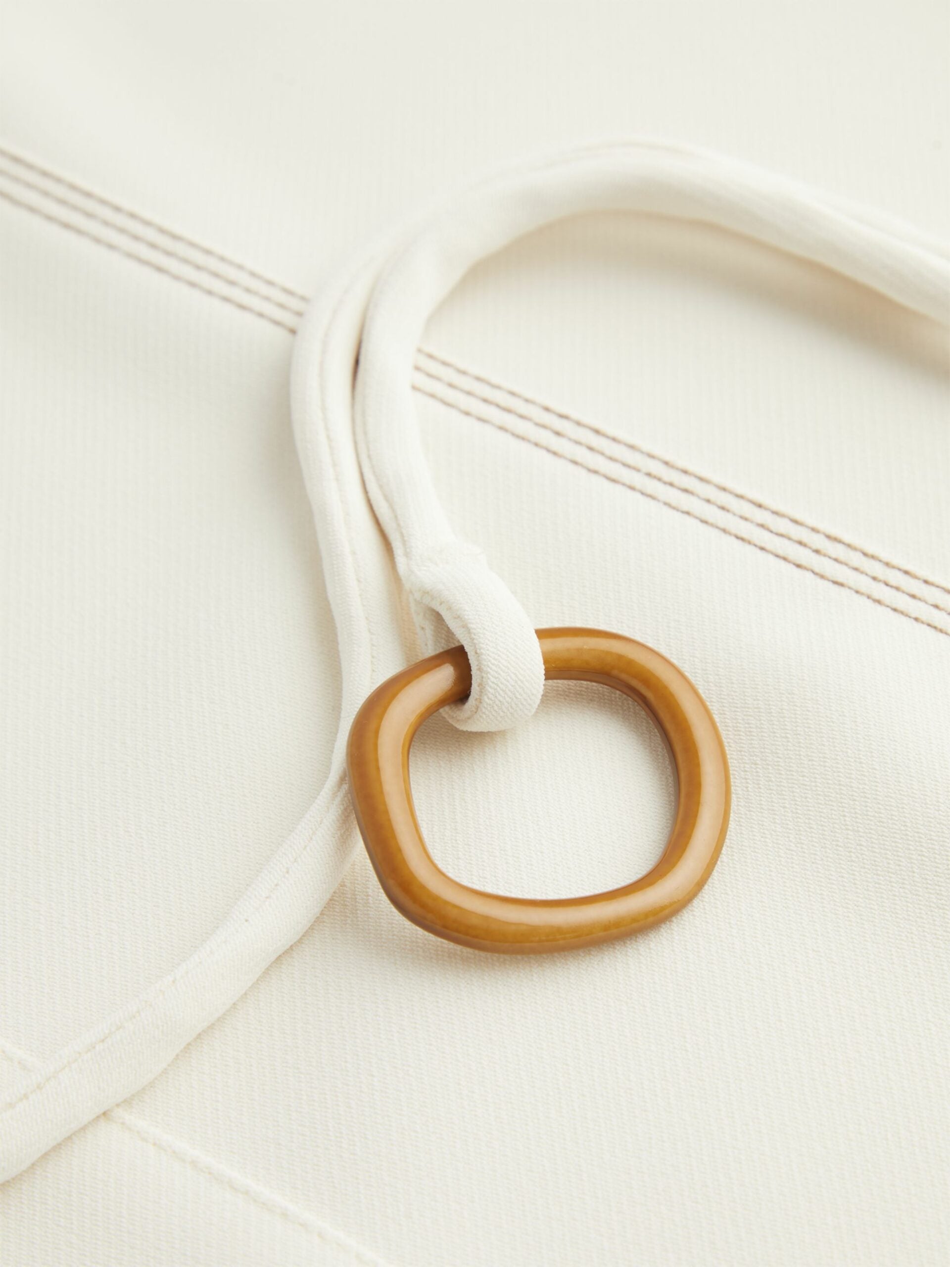 Sustainable twill midi dress, seadpearl