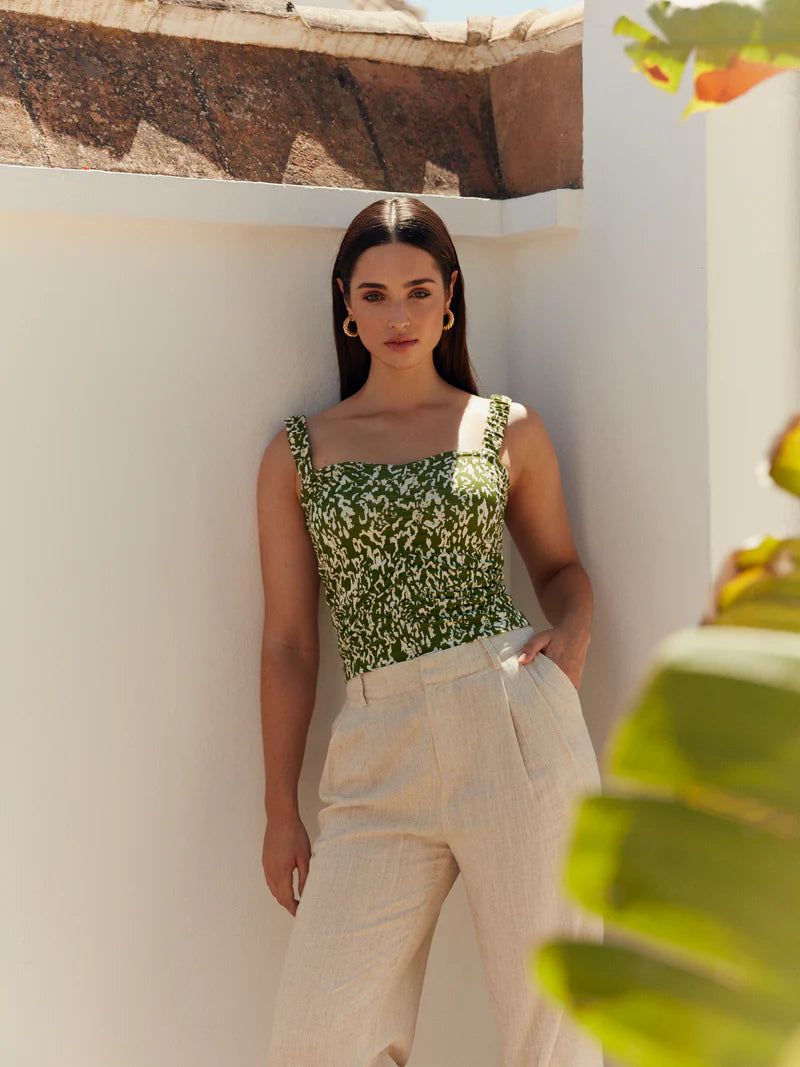 Linen Trousers, Ivory