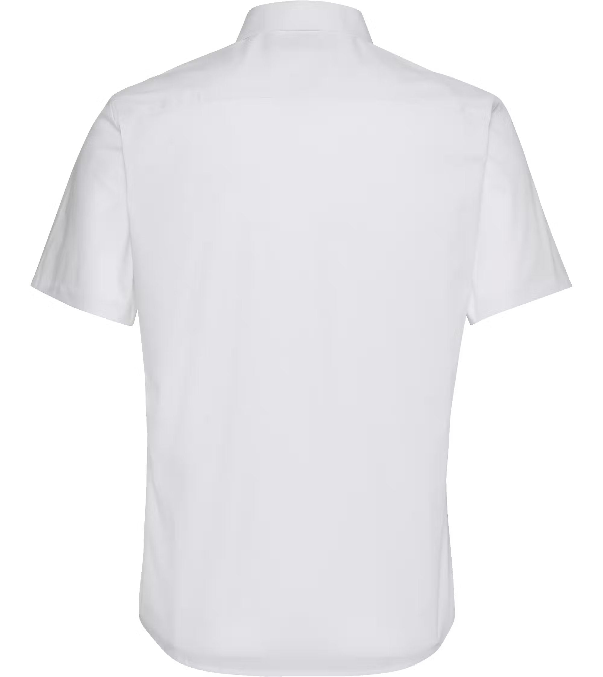 SS Solid Stretch Slim Shirt, Brilliant White