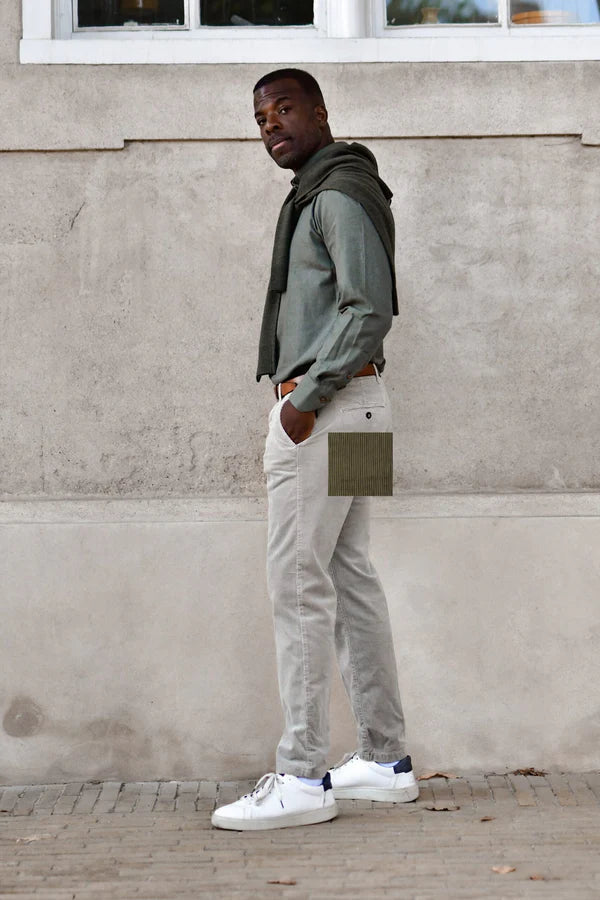 CORDUROY PANTS, GREEN