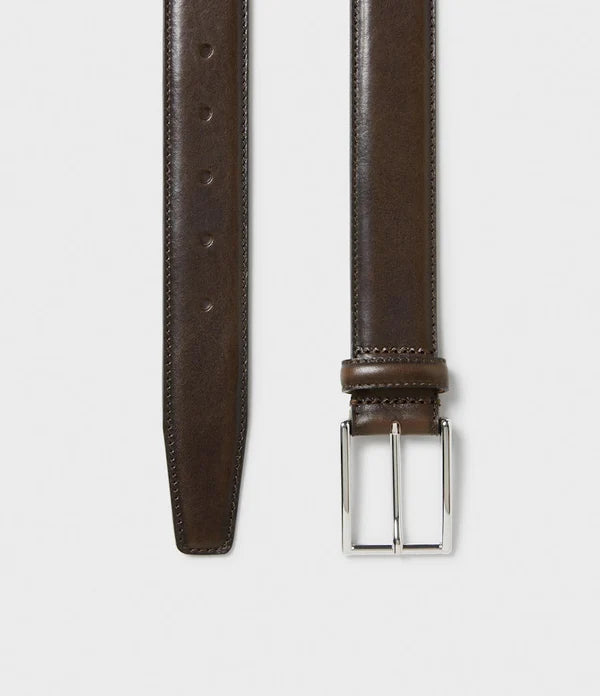 ARTHUR BELT, DARK BROWN