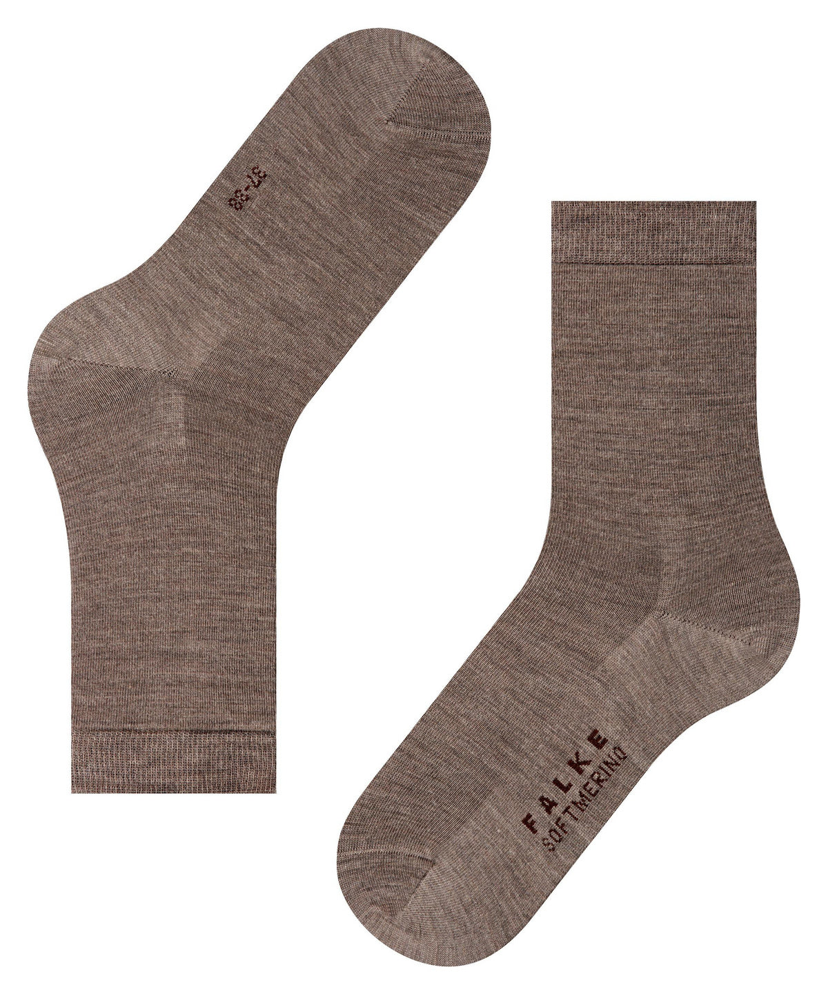 Soft merino Women Socks, Pebble