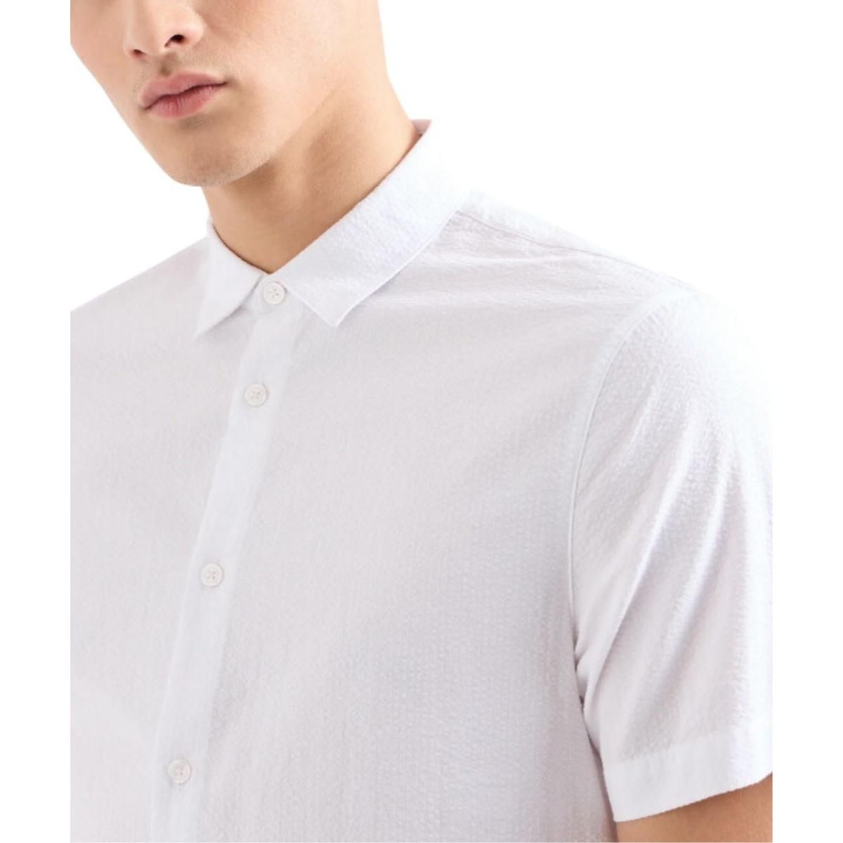 Man Woven Shirt, White