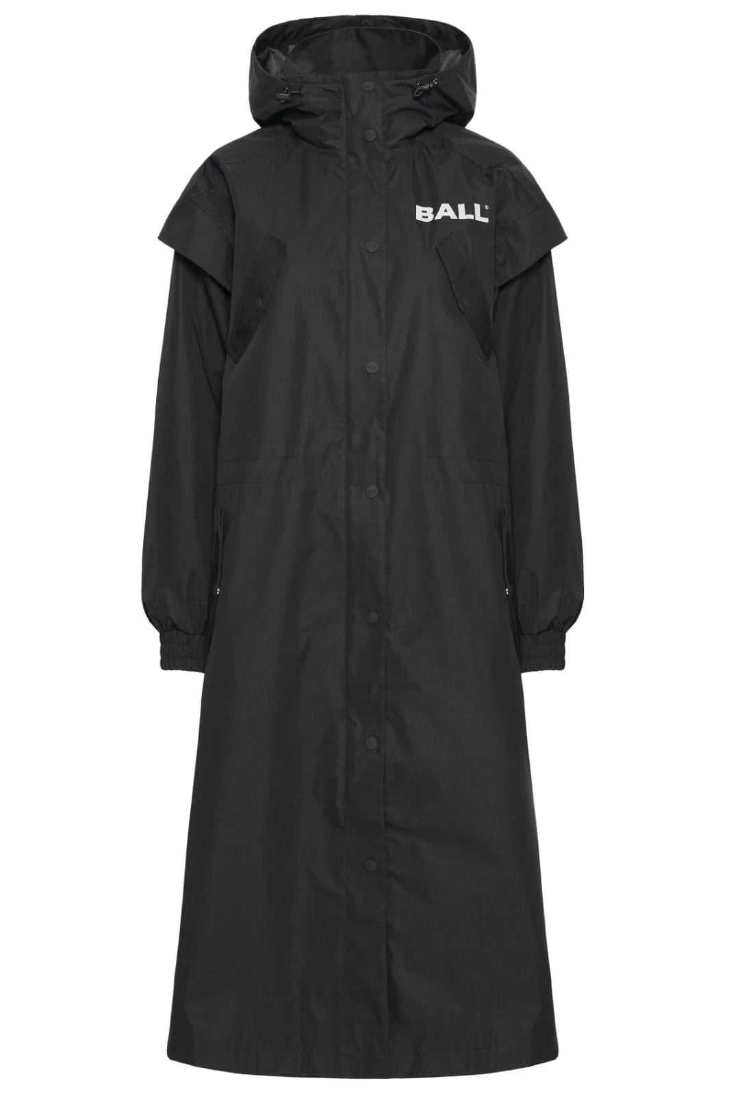 BAPIOGGIA COAT, BLACK