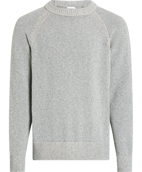 ITALIAN MULTI COLOR SWEATER, QUIET GREEN