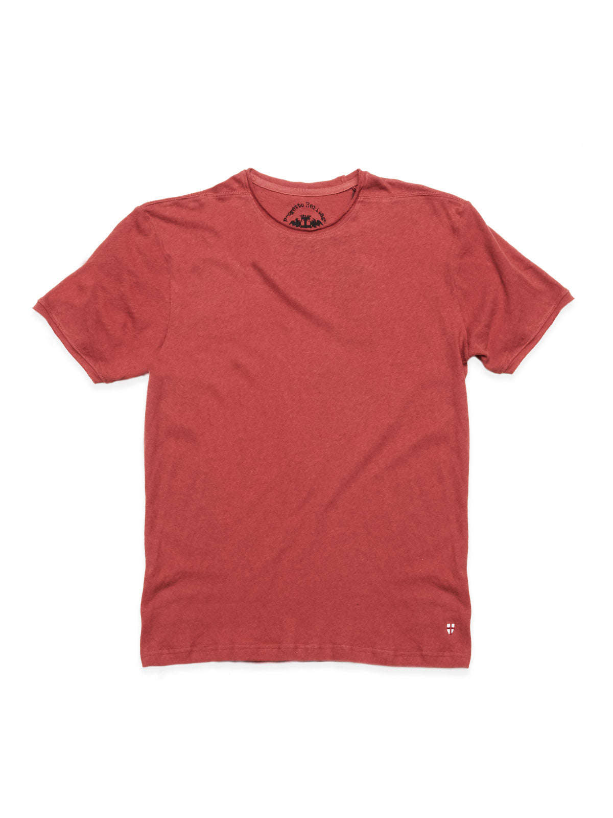 LINO T-SHIRT, OCHRE RED