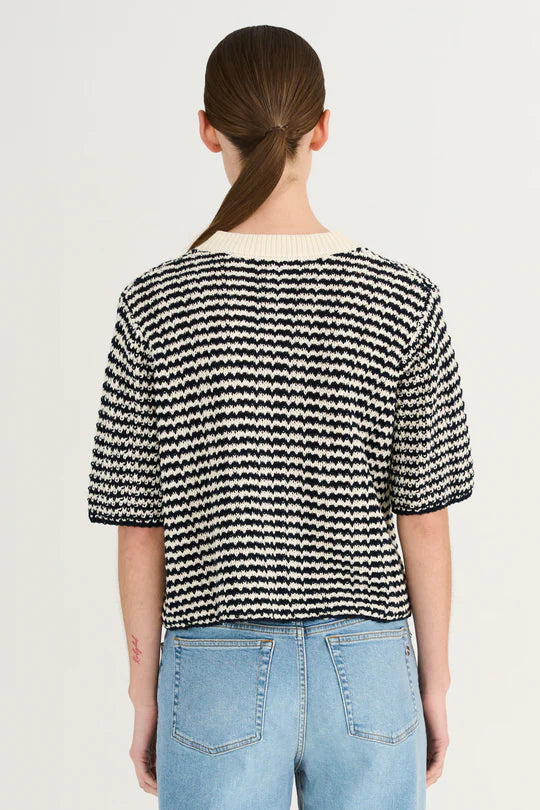 Marianne SS Cardigan, Midnight Navy