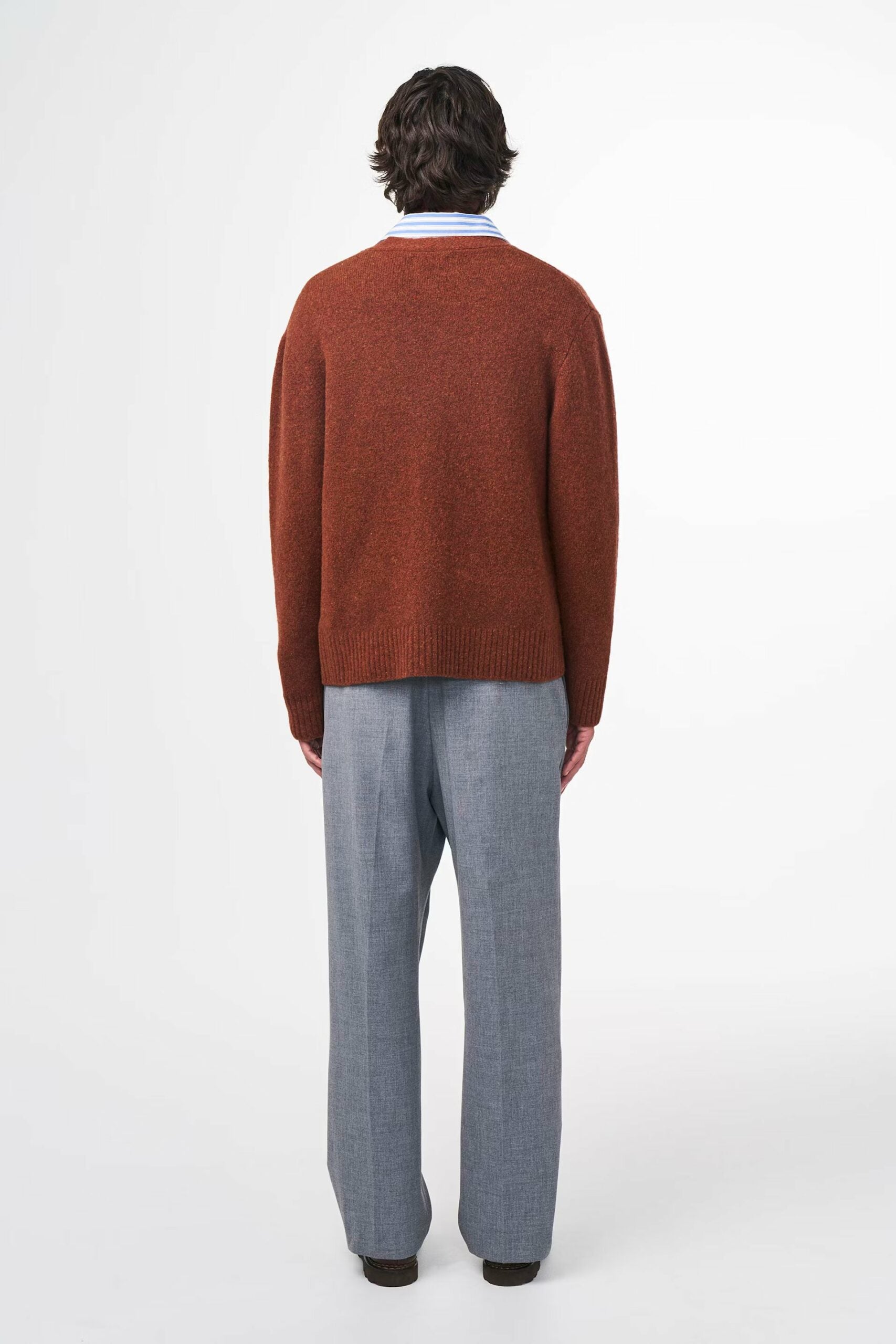 John Cardigan 6683, red brown