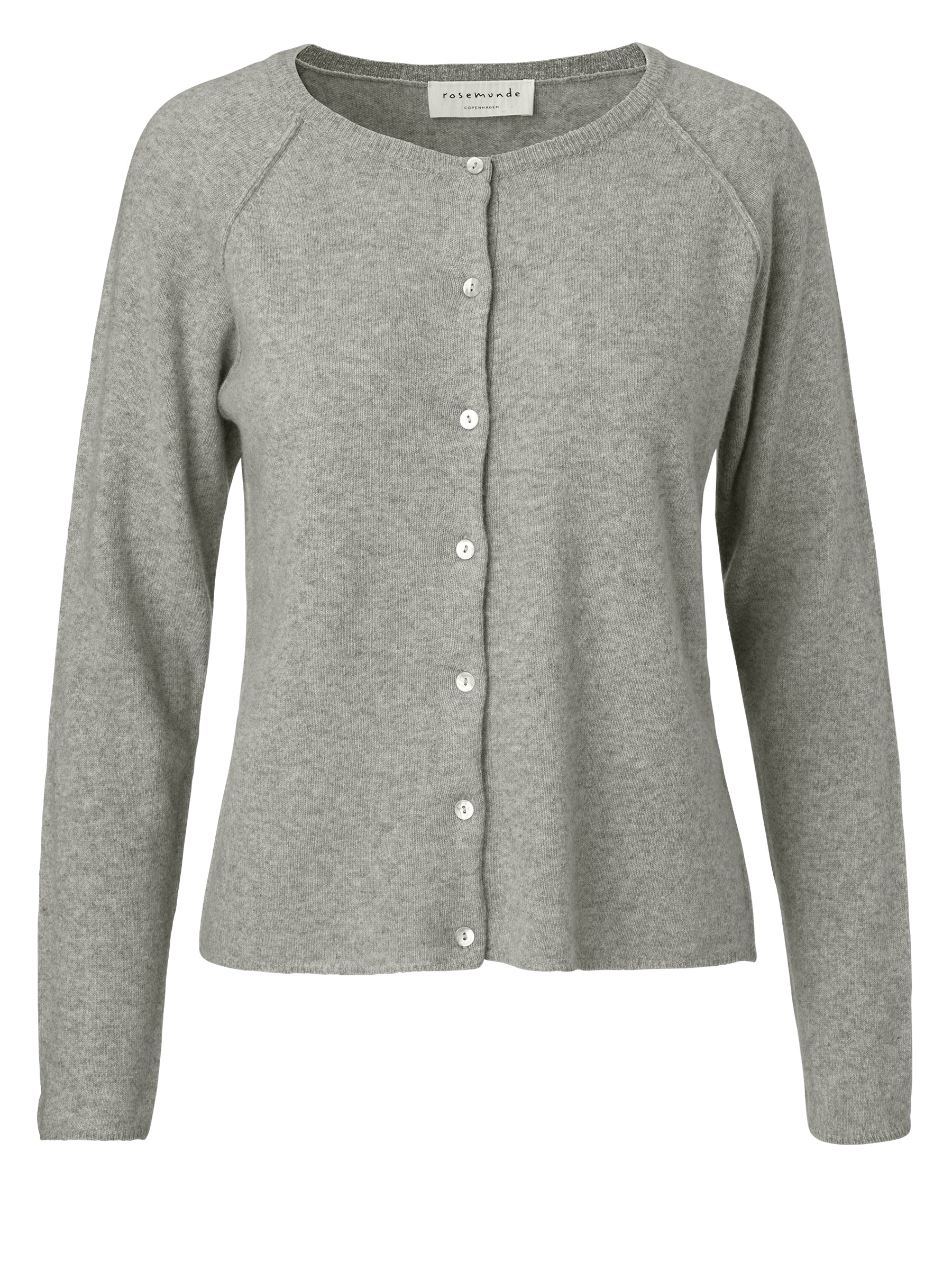 Wool & cashmere cardigan, Light Grey Mel.